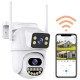 Wi-Fi камера відеоспостереження з датчиком руху та підсвічуванням, 8MP/IP відеокамера