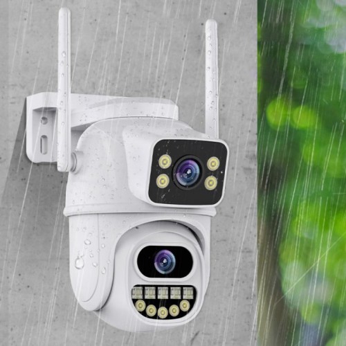 Wi-Fi камера відеоспостереження з датчиком руху та підсвічуванням, 8MP/IP відеокамера Wi-Fi камера відеоспостереження з датчиком руху та підсвічуванням, 8MP/IP відеокамера