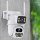 Wi-Fi камера відеоспостереження з датчиком руху та підсвічуванням, 8MP/IP відеокамера