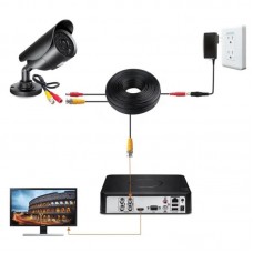 Патчкорд комбинированный коаксиальный+питание, 20м, BNC+DC