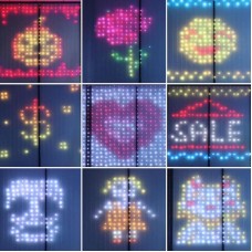 Смарт гірлянда Штора від USB 2х2м 400 LED з пультом Різнокольорова