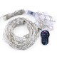 Смарт гірлянда Штора від USB, 2х2м, 400 LED, з пультом, Різнокольорова