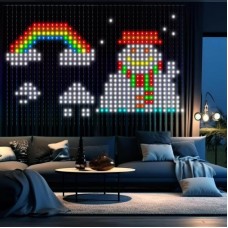Смарт гірлянда Штора від USB 2х2м 400 LED з пультом Різнокольорова