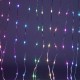 Смарт гірлянда Штора від USB, 2х2м, 400 LED, з пультом, Різнокольорова
