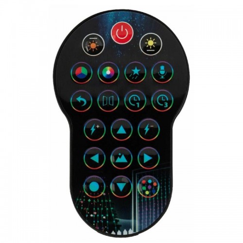 Смарт гірлянда Штора від USB, 2х2м, 400 LED, з пультом, Різнокольорова