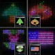 Смарт гірлянда Штора від USB, 2х2м, 400 LED, з пультом, Різнокольорова