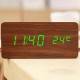 Настольные часы с LED подсветкой и датчиком температуры, с USB, VST-862-5