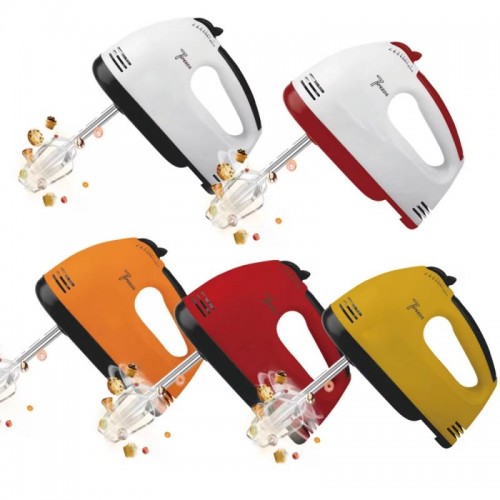 Міксер ручний 260Вт, 7 швидкостей, Domotec R6633Y, Жовтий