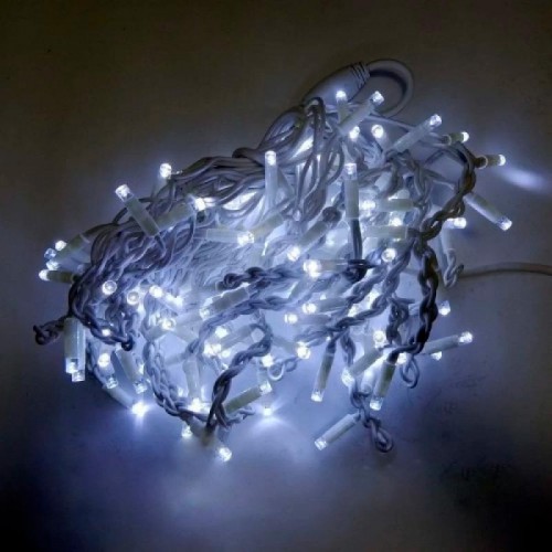 Гирлянда Бахрома, от сети, 5м, 120LED, Белый