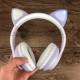 Бездротові Bluetooth навушники VZV-23M на 400 mah з вушками, фіолетовий