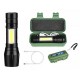 Ліхтарик акумуляторний 2в1, USB, XPE+COB, Police BL 511