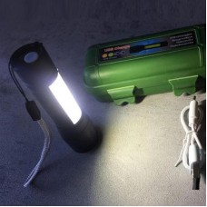 Ліхтарик акумуляторний Police BL 511 2в1: USB зарядка, XPE+COB, купити з доставкою