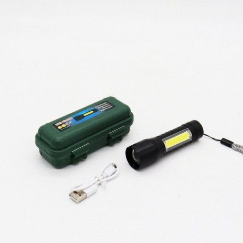 Ліхтарик акумуляторний 2в1, USB, XPE+COB, Police BL 511 Ліхтарик акумуляторний 2в1, USB, XPE+COB, Police BL 511