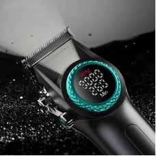 Акумуляторна машинка для стрижки 10 насадок, 9000RPM, VGR V-001, Чорний