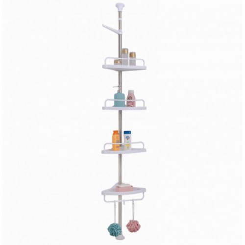 Угловая полка для ванной 4 яруса (260х33см), до 16кг, Multi Corner Shelf GY-18