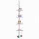 Угловая полка для ванной 4 яруса (260х33см), до 16кг, Multi Corner Shelf GY-18