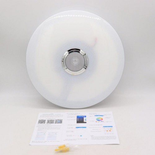 Світильник стельовий (60W, 38см) з Bluetooth+куль, RGB Lamp