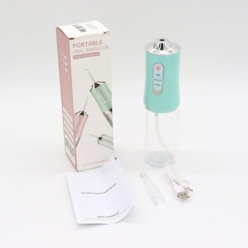 Портативний іригатор для ротової порожнини 230 мл Portable Oral Irrigator, Блакитний