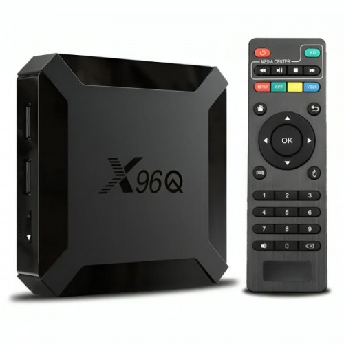 Приставка смарт тв X96Q, 1/8GB, Android 12,1
