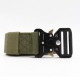 Чоловічий ремінь 125 см Tactical Belt, Оливковий / Тактичний ремінь армований з пряжкою Cobra
