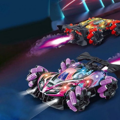 Трюкова машинка на радіокеруванні + пульт, Spray Racer