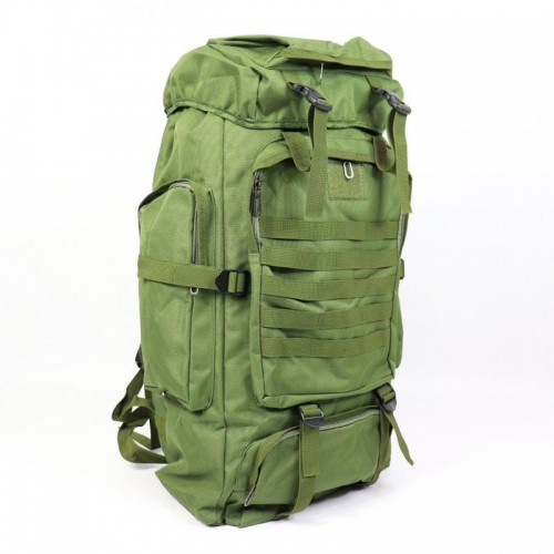 Тактичний рюкзак на 80л (72х34х17см) із системою Molle M13, Оливковий / Туристичний рюкзак у похід