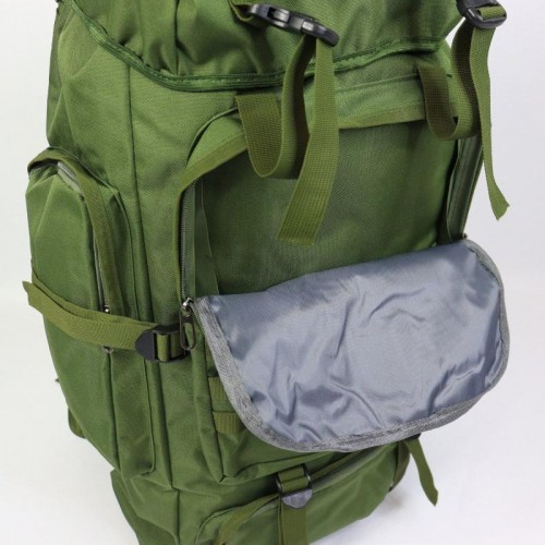 Тактичний рюкзак на 80л (72х34х17см) із системою Molle M13, Оливковий / Туристичний рюкзак у похід