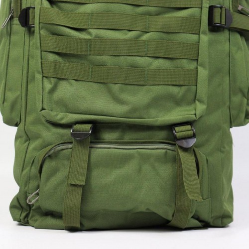 Тактичний рюкзак на 80л (72х34х17см) із системою Molle M13, Оливковий / Туристичний рюкзак у похід