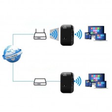 WiFi підсилювач сигналу МТ02 до 300 Mb/s чорний репітер
