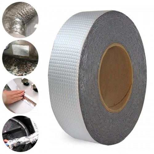Міцна липка стрічка з алюмінієм, 10 м, BUTYL SELF-ADHESIVE Міцна липка стрічка з алюмінієм, 10 м, BUTYL SELF-ADHESIVE