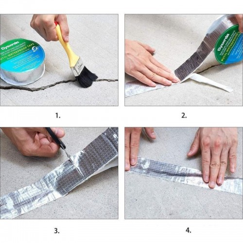 Міцна липка стрічка з алюмінієм, 10 м, BUTYL SELF-ADHESIVE Міцна липка стрічка з алюмінієм, 10 м, BUTYL SELF-ADHESIVE