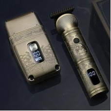 Машинка для стрижки волосся та бороди VGR V-649 з 4 насадками та USB зарядкою