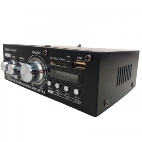 Усилитель звука двухканальный с USB и Bluetooth + пульт ДУ, UKC AK-699BT Усилитель звука двухканальный с USB и Bluetooth + пульт ДУ, UKC AK-699BT