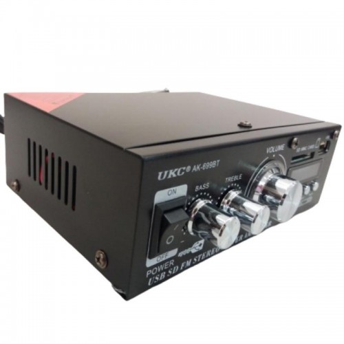 Усилитель звука двухканальный с USB и Bluetooth + пульт ДУ, UKC AK-699BT Усилитель звука двухканальный с USB и Bluetooth + пульт ДУ, UKC AK-699BT