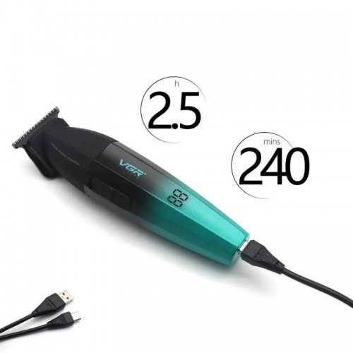 Акумуляторна машинка для стрижки + 4 насадки, з USB, VGR V906 Акумуляторна машинка для стрижки + 4 насадки, з USB, VGR V906