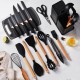 Набір кухонного приладдя, 19 предметів Kitchen Set, Чорний