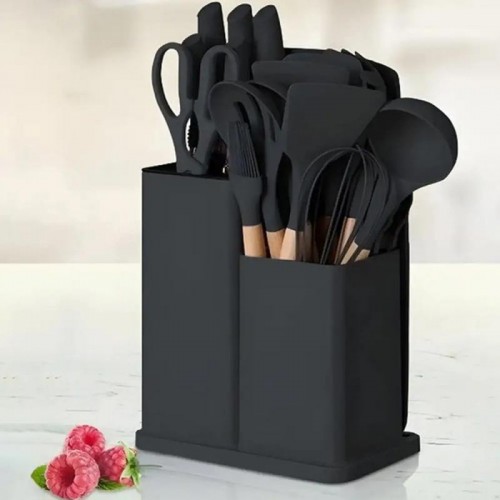 Набір кухонного приладдя, 19 предметів Kitchen Set, Чорний