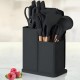 Набір кухонного приладдя, 19 предметів Kitchen Set, Чорний