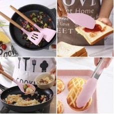 Набір кухонного приладдя 19 предметів Kitchen Set рожевий