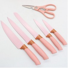 Набір кухонного приладдя 19 предметів Kitchen Set рожевий