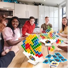 Tetris Tower настольная игра 32 блока - головоломка для всей семьи