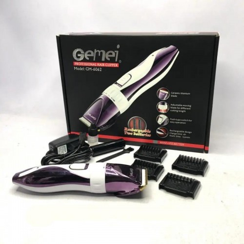Машинка для стрижки Gemei GM 6062 керамічні леза