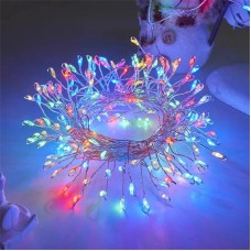 Гірлянда Роза феєрверк 100м 2000LED від мережі з пультом управління