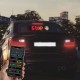 Світлодіодна згинання панель для авто 38х8, 5см, Пульт від USB