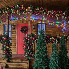 Гірлянда Бахрома 10м 100 LED від мережі Різнобарвна