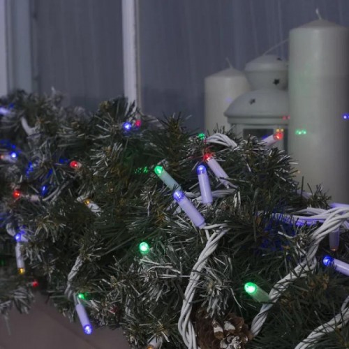 Гірлянда Бахрома, від мережі, 10м, 100LED, Різнокольоровий