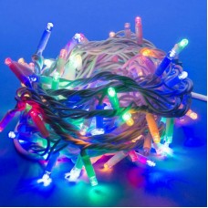 Гірлянда Бахрома 10м 100 LED від мережі Різнобарвна