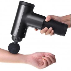 Портативний масажер Fascial Gun KH-320 з USB, 6 режимів, 4 насадки