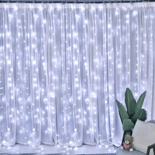Гірлянда Водоспад, від мережі, 3х1, 5 м, 240 LED, Біле світло
