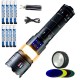 Аккумуляторный фонарь ручной 8x18650, от USB, Power bank, Zoom, AK178